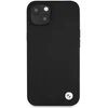 BMW BMHCP13SSILBK Apple iPhone 13 mini 5,4″ juodos spalvos kietas dėklas Silicone Signature