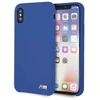 kietas dėklas BMW BMHCPXMSILNA Apple iPhone X/Xs navy Silicone M Collection