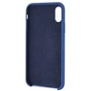 kietas dėklas BMW BMHCPXMSILNA Apple iPhone X/Xs navy Silicone M Collection