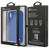 kietas dėklas BMW BMHCPXMSILNA Apple iPhone X/Xs navy Silicone M Collection