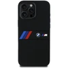 BMW BMHMP16X23SAXK Apple iPhone 16 Pro Max 6.9″ juodos spalvos kietas dėklas Silicone Middle Stripe MagSafe