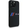 BMW BMHMP16X23SAXK Apple iPhone 16 Pro Max 6.9″ juodos spalvos kietas dėklas Silicone Middle Stripe MagSafe