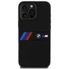 BMW BMHMP16X23SAXK Apple iPhone 16 Pro Max 6.9" dėklas telefonui juodos spalvos Silikoninis Middle Stripe MagSafe