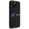 BMW BMHMP16X23SAXK Apple iPhone 16 Pro Max 6.9" dėklas telefonui juodos spalvos Silikoninis Middle Stripe MagSafe