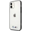 BMW BMHCP12SMBTOK Apple iPhone 12 mini 5,4″ skaidrus kietas dėklas Sandblast