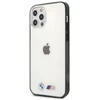 BMW BMHCP12LMBTOK Apple iPhone 12 Pro Max 6,7″ skaidrus kietas dėklas Sandblast