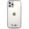 BMW BMHCP12LMBTOK Apple iPhone 12 Pro Max 6,7″ skaidrus kietas dėklas Sandblast