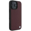 BMW BMHMP16X23RDDR Apple iPhone 16 Pro Max 6.9″ red kietas dėklas Sign Leather Diamond Metal Logo MagSafe
