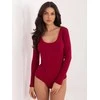 Body moteriškas bordo spalvos Body-RV
