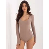 Body moteriškas tamsiai smėlio spalvos Body-RV