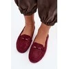 Bordo moteriški mokasinai su plokščiu padu 36–41
