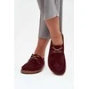 Bordo moteriški pusbačiai iš zomšos Step in Style