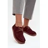 Bordo moteriški pusbačiai iš zomšos Step in Style