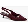 Bordo spalvos aukštakulniai bateliai Step in style