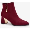 Bordo spalvos aulinukai su kulnu Step in style