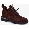 Bordo spalvos aulinukai su raišteliais Step in style