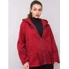 Bordo spalvos paltas