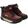 Bordo spalvos šilti vaikiški batai Lee Cooper