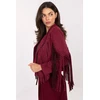 Bordo spalvos striukė su kutais Italy Moda