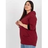 Bordo spalvos tunika