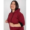 Bordo spalvos tunika