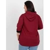 Bordo spalvos tunika
