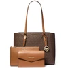 Brązowa torebka tote Michael Kors 35F3GCFT9T