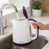 Brock WK 08 PR elektrinis virdulys 1,7 l, 2000 W, baltas/violetinis