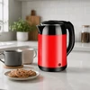 Brock WK 5522 RD elektrinis virdulys, 1,8 l, 1500 W, juodas/raudonas