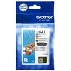 Brother Brolis LC421VALDR | Rašalo kasetės | Juodas, žalsvai mėlyna, purpurinė, geltona