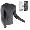 BTK0060 Vyriški pilki termoaktyvūs marškinėliai RAGNAR 2XL/3XL NILS