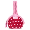 BUILT Paci Finder Single Pacifier Holder (Baby Rožinė Mini Dots)
