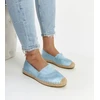 Caithlin mėlynos blizgios platforminės espadrilės