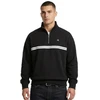 Calvin Klein džemperis su užtrauktuku, gobtuvu ir logotipu juodas - LZ04RE285G-UB1