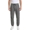 Calvin Klein vilnonės sportinės kelnės su logotipu šonuose, pilkos spalvos - LZ04LE291G-P7E