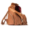 Camel spalvos natūralios odos kuprinė Let`s Go Boho Gregorio