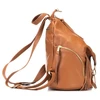 Camel spalvos natūralios odos kuprinė Let`s Go Boho Gregorio