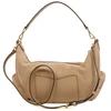 Camelowa skórzana torebka na ramię Michael Kors 35S6G0WS8S