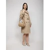 Camelowa skórzana torebka na ramię Michael Kors 35S6G0WS8S