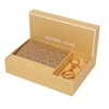 Camelowy portfel damski Michael Kors 35S6GTVF8B su brelokiem