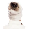 Kepurė Cap-AT-CZ-171701.37-šviesiai smėlio spalvos
