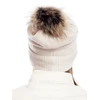 Kepurė Cap-AT-CZ-171701.37-šviesiai smėlio spalvos
