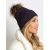 Kepurė Cap-AT-CZ-173501.44-tamsiai violetinė