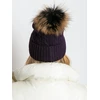 Kepurė Cap-AT-CZ-173501.44-tamsiai violetinė
