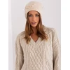 Kepurė Cap-AT-CZ-2329.79-smėlio spalvos