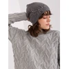Kepurė Cap-AT-CZ-2329.79-tamsiai pilka