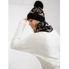 Kepurė Cap-AT-CZ-CM-317.85-juoda-smėlio spalvos