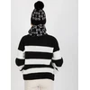 Kepurė Cap-AT-CZ-CM-319.41P-juoda ir balta
