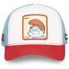 Capslab Smurfai tėčio Smurfo „trucker“ stiliaus kepurė su snapeliu – CL/SMU/1/CT/PAPAB