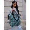 Casualowa torba shopper su zewnętrzną kieszonką - Rovicky